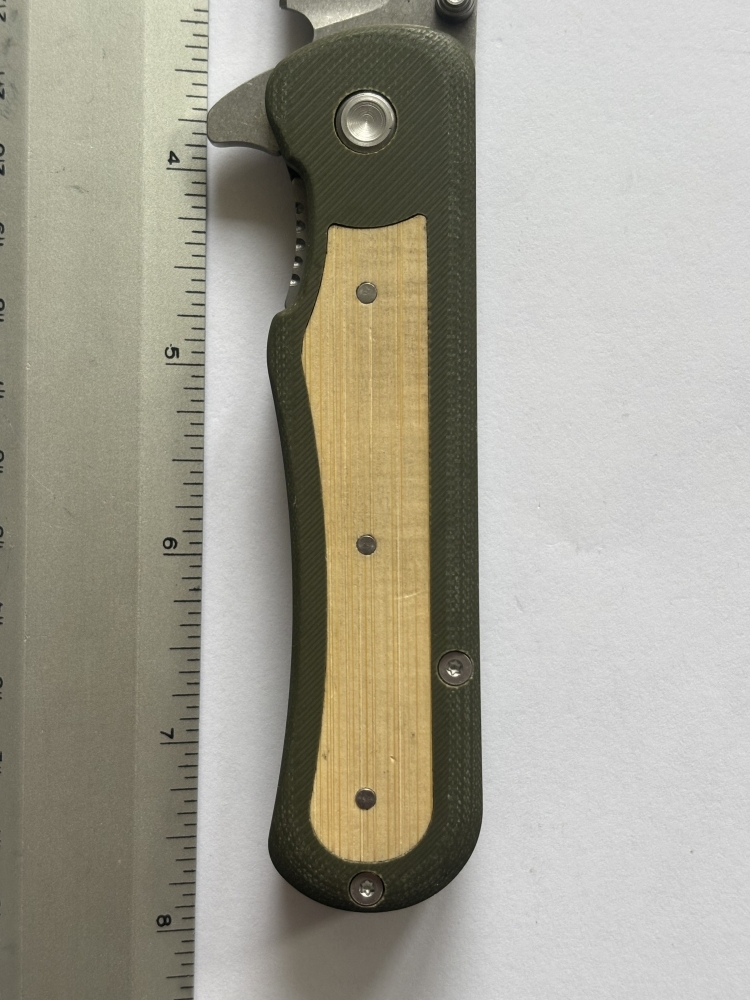 Gerber Confidant Folding Knife – Nessmuk Drop-Point, G-10/Bamboo Inlay, Liner Lock