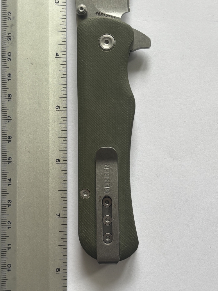 Gerber Confidant Folding Knife – Nessmuk Drop-Point, G-10/Bamboo Inlay, Liner Lock