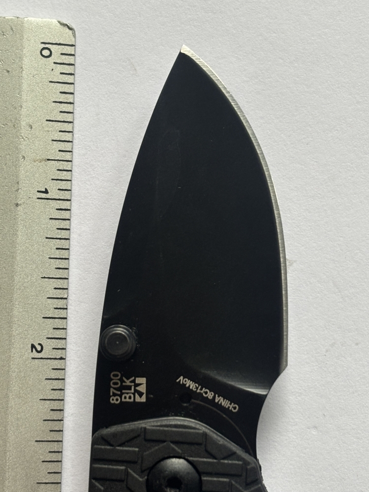 Kershaw Shuffle 8700BLK – All-Black 8Cr13MoV, Bottle Opener & Screwdriver, Manual Thumb-Stud, Liner Lock