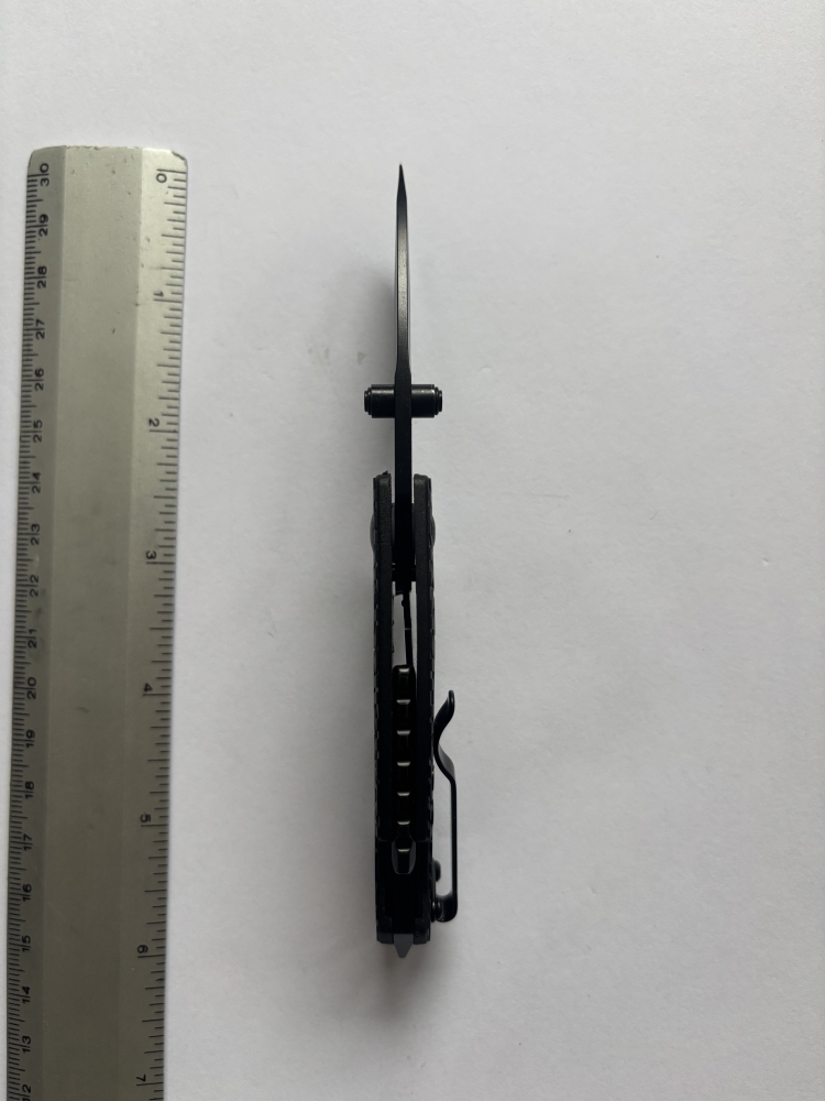 Kershaw Shuffle 8700BLK – All-Black 8Cr13MoV, Bottle Opener & Screwdriver, Manual Thumb-Stud, Liner Lock