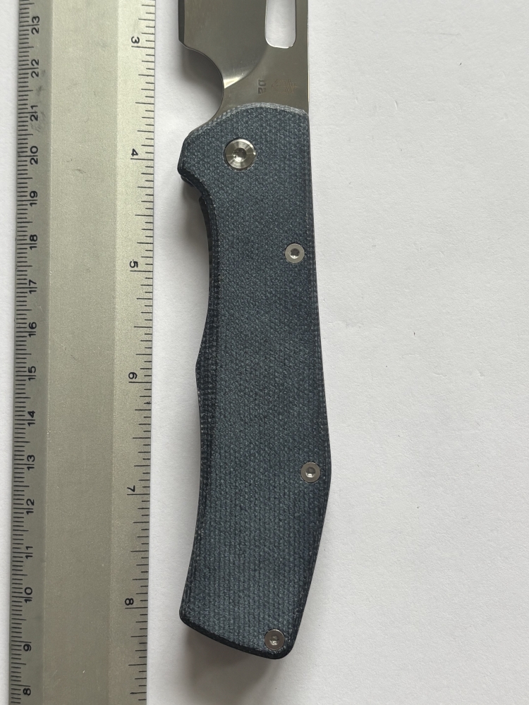 Gerber Flatiron Cleaver 300001795 – 3.6″ D2 Satin Plane Blade, Micarta Handle, Tactical EDC