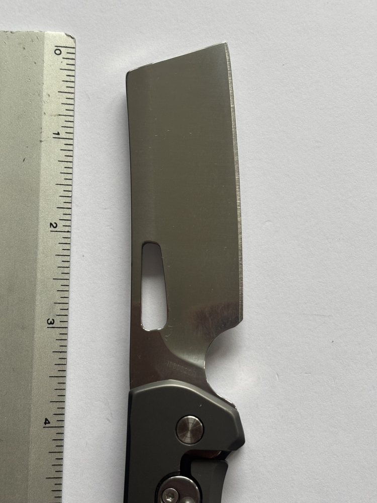 Gerber Flatiron Cleaver 300001795 – 3.6″ D2 Satin Plane Blade, Micarta Handle, Tactical EDC