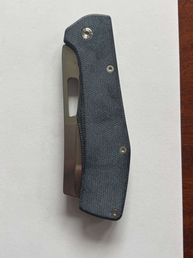 Gerber Flatiron Cleaver 300001795 – 3.6″ D2 Satin Plane Blade, Micarta Handle, Tactical EDC