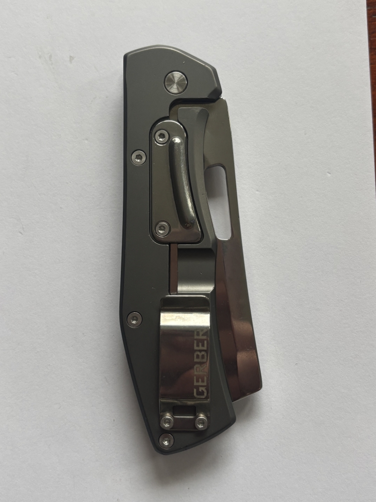 Gerber Flatiron Cleaver 300001795 – 3.6″ D2 Satin Plane Blade, Micarta Handle, Tactical EDC