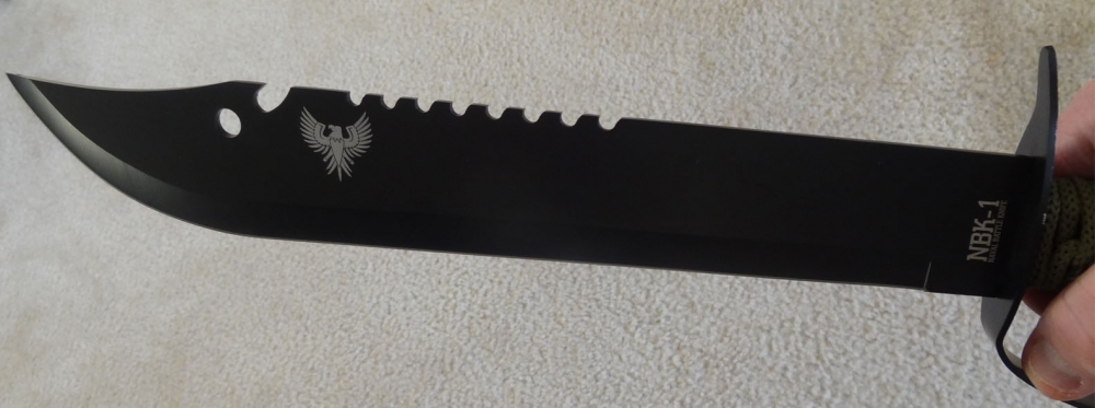 New Naval Battle 19-1/2\" Knife, 3CR13 Stainless Steel Blade 
