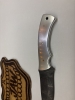 Aluminum and Damascus 8.5” custom knife 