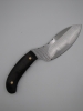 1095 high carbon steel cad belt knife esk knife with walnut dymalux handle