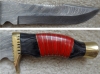 Timber Wolf Fox River Bowie Knife with Damascus Steel Blade 