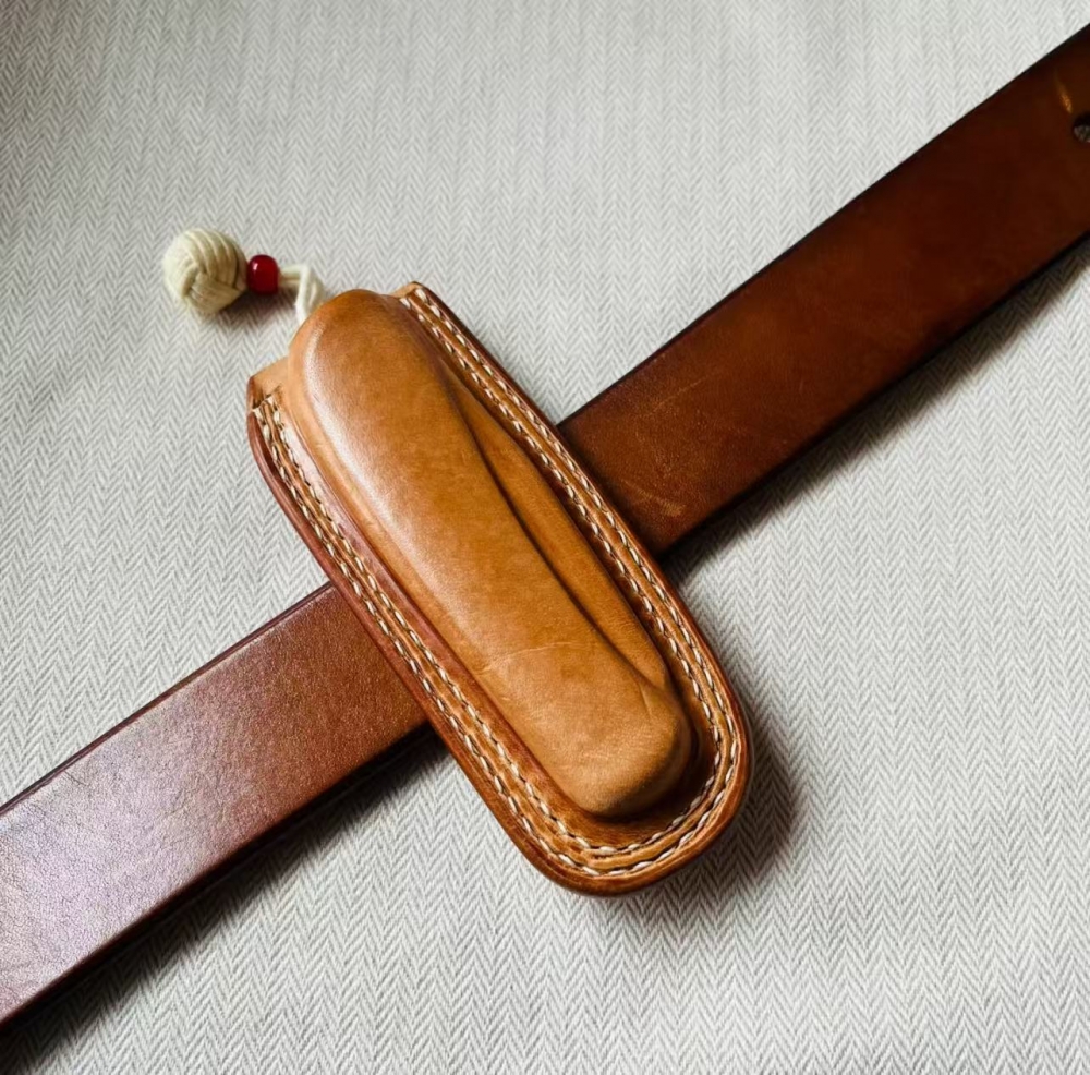 Handcrafted Molding Leather Knife Sheath