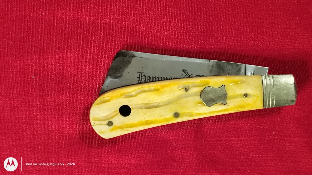 Vintage Hammer Brand HB6 Folding Knife – Tang Stamp, Patina, Smooth Action – $55