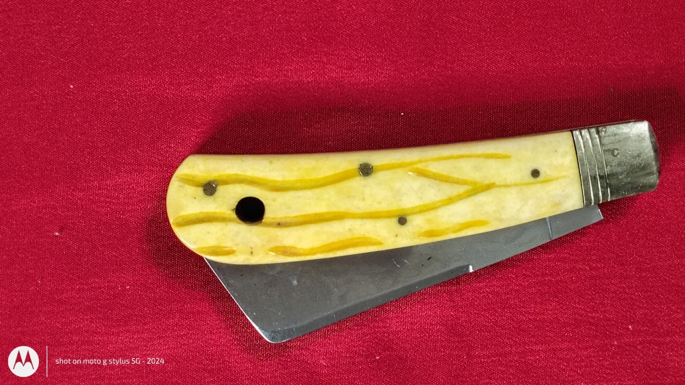 Vintage Hammer Brand HB6 Folding Knife – Tang Stamp, Patina, Smooth Action – $55