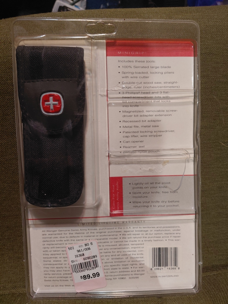 Wenger Genuine Swiss Army Knife