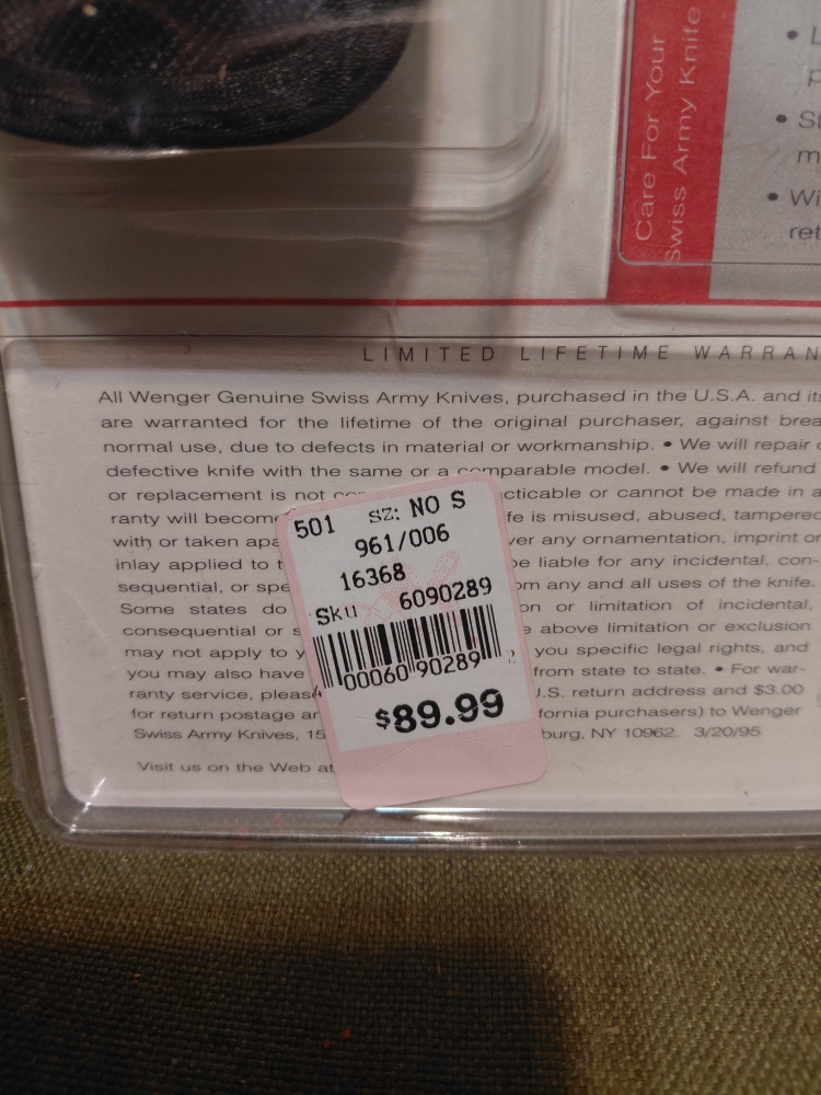 Wenger Genuine Swiss Army Knife