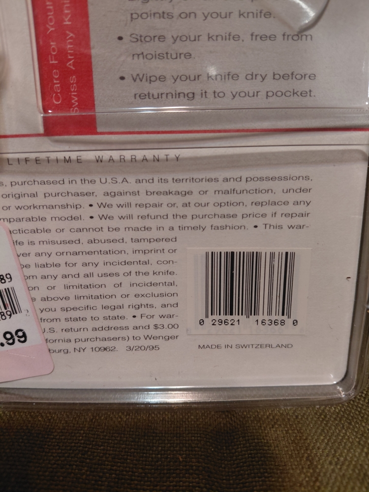 Wenger Genuine Swiss Army Knife