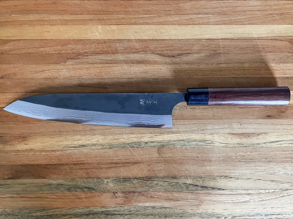 Anryu White #2 Suminagashi Gyuto 240mm BNIB Japanese Kitchen Knife 