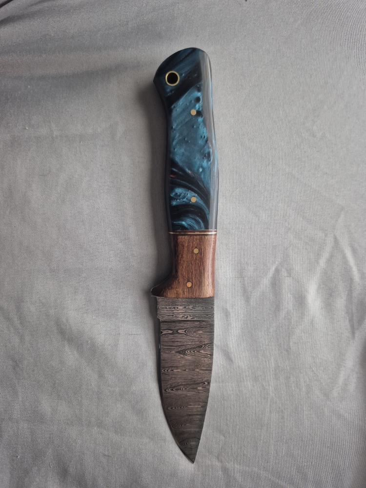Hand Forged Damascus Full Tang Fixed Blade