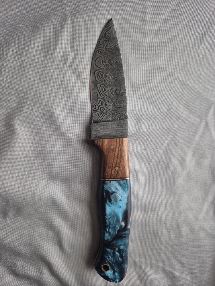 Hand Forged Damascus Full Tang Fixed Blade