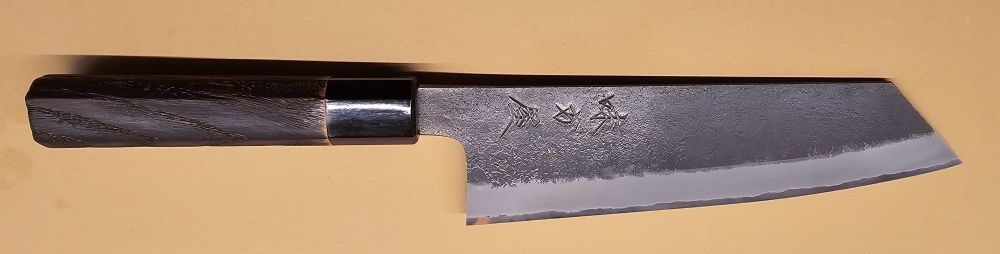 Mutsumi Hinoura Shirogami Kurouchi Nashiji Bunka 18 cm