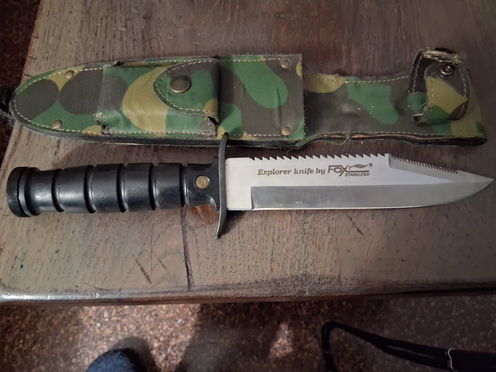 Explorer knife by fox stainless