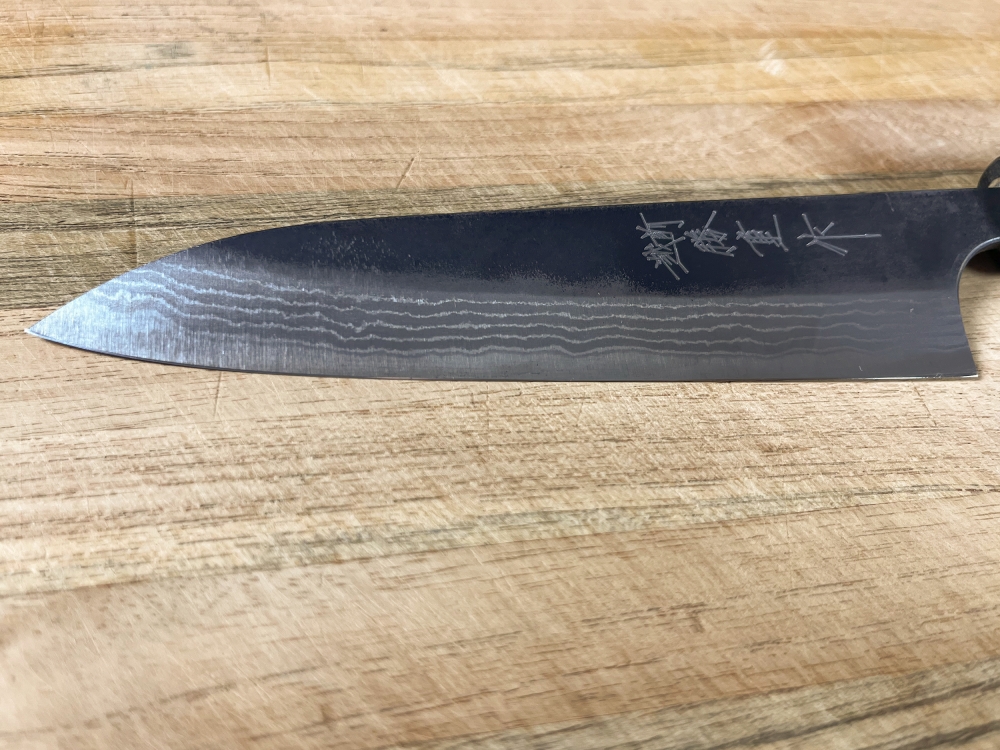 Anryu RARE Signed White #2 KU Dam Petty 130mm Saya BNIB Japanese Chef's Knife