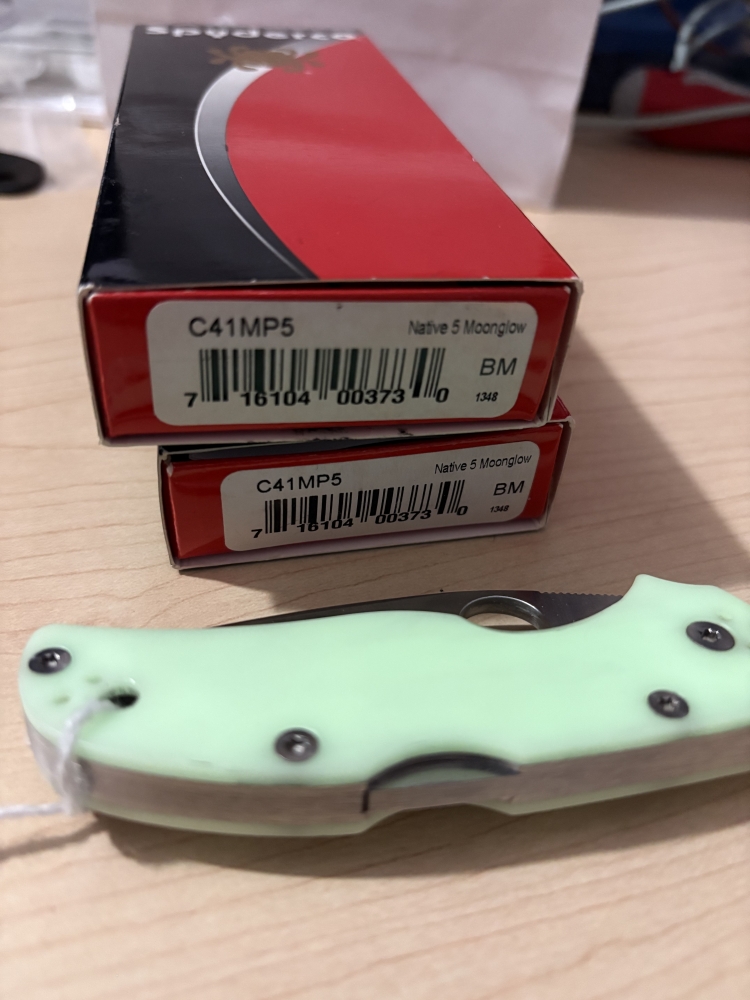 Spyderco Native 5 Moonglow C41MP5