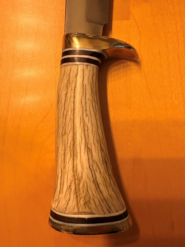 Custom handcrafted Bowie-style knife