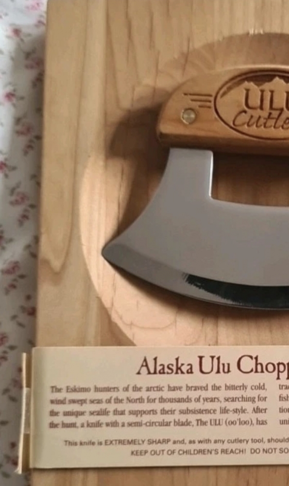 Alaska Ulu Chopping Bowl Set NEW