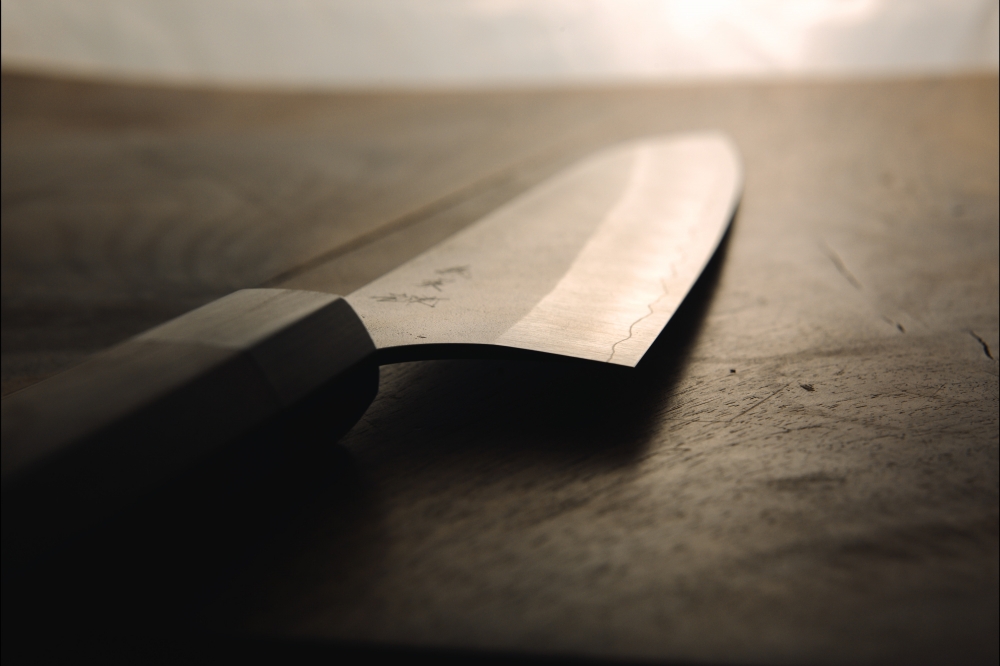 Yoshimi Kato SG2 Gyuto 215mm Nashiji