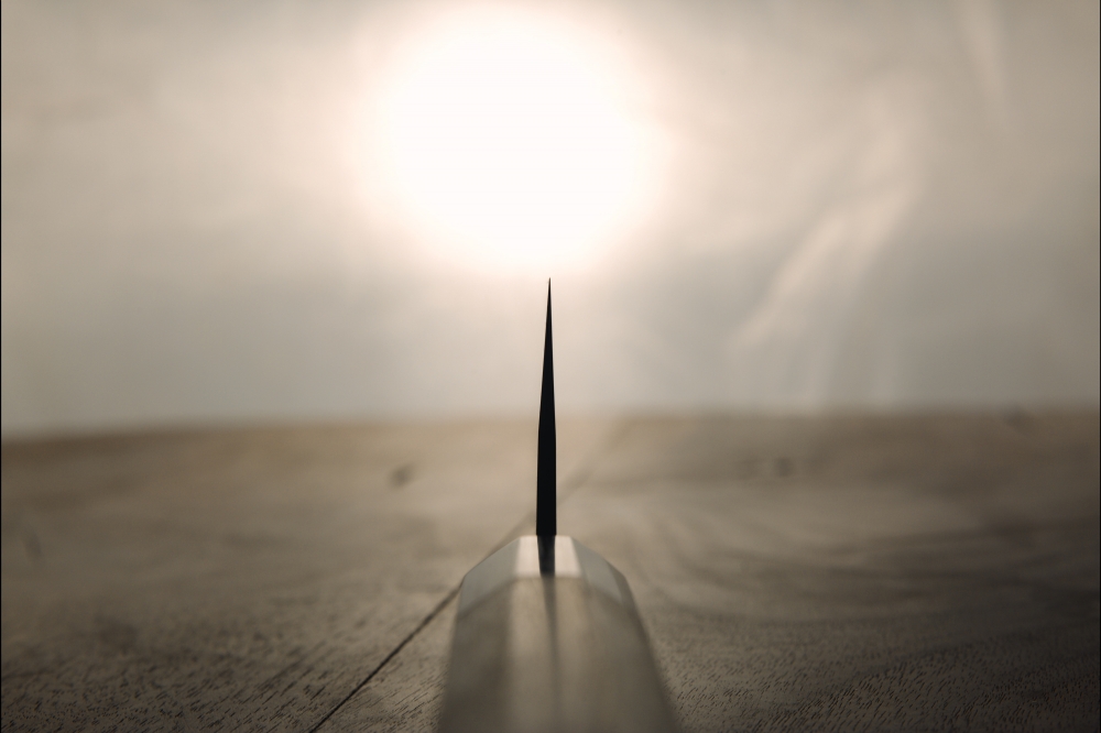 Yoshimi Kato SG2 Gyuto 215mm Nashiji