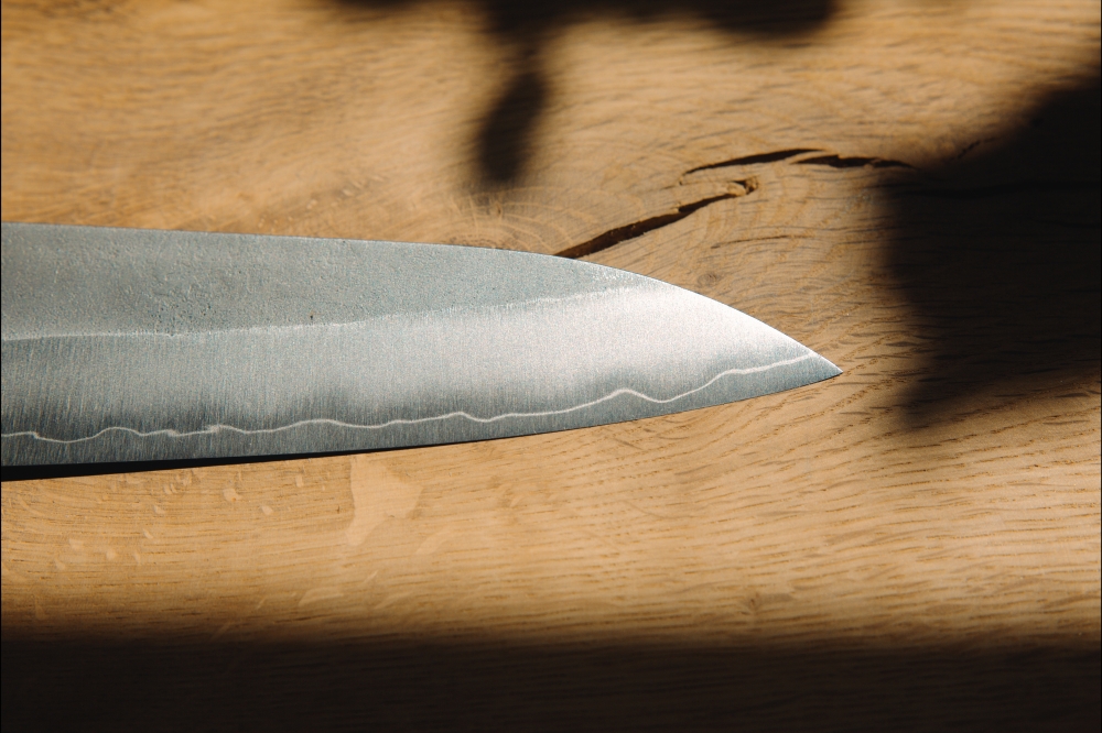 Yoshimi Kato SG2 Gyuto 215mm Nashiji