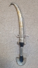 Moroccan handmade curved knife