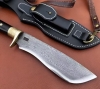 Small Damascus hunting knife
