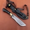 Small Damascus hunting knife