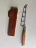 Messermeister Oliva Elite 5.5\" Cheese & Tomato Knife with Leather Edge Guard
