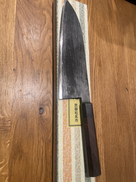 Takeda NAS Gyuto 240 mm — Medium Grind