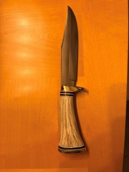 Custom handcrafted Bowie-style knife