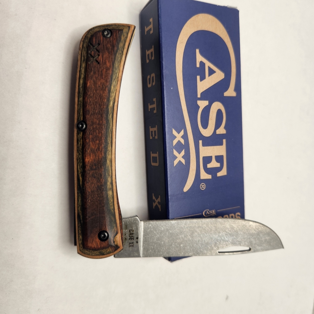 Case XX 2026 Crossroads Smooth Brown/Green DymaLux Wood XR Sod Buster Jr 