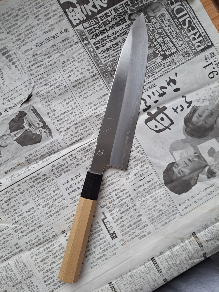 Hitohira Kikuchiyo X Ren 240mm Ginsan