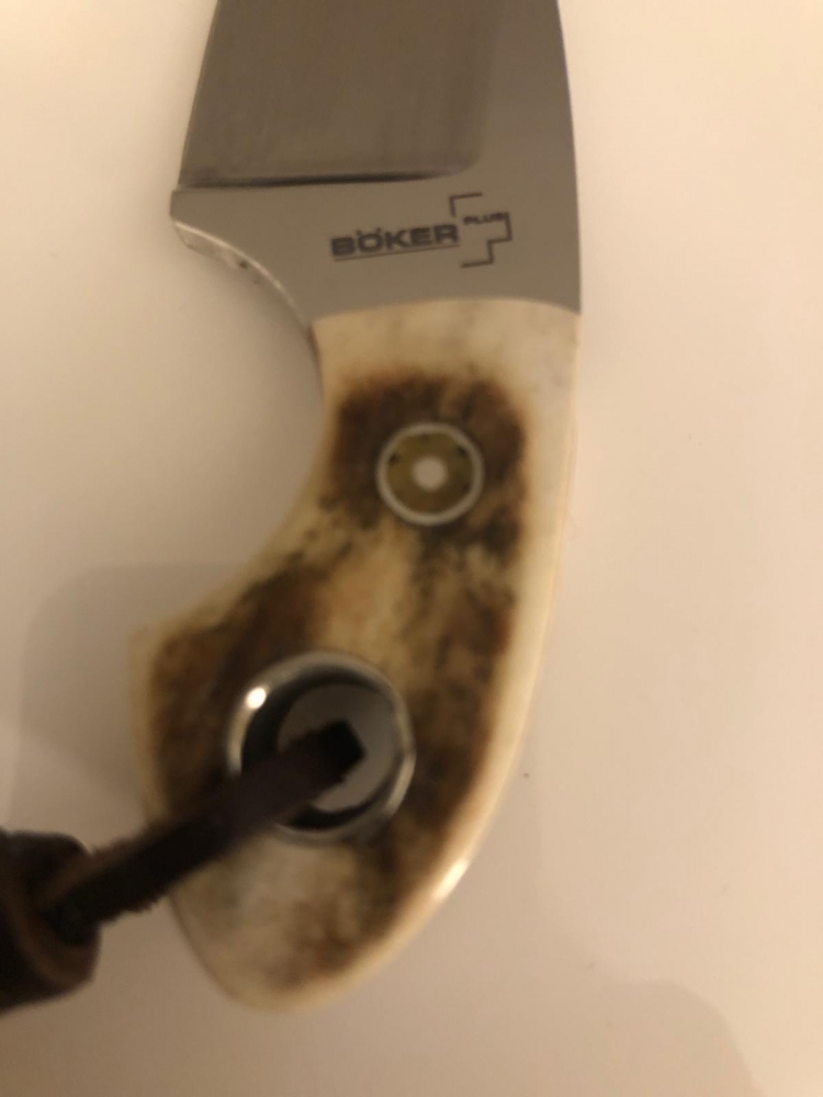 Böker Plus First Production Run Serialized VoxKnives Gnome Stag Horn Scales Unused