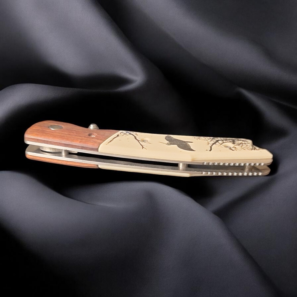 JKR 367 Folding Pocket Knife – Pheasant Design