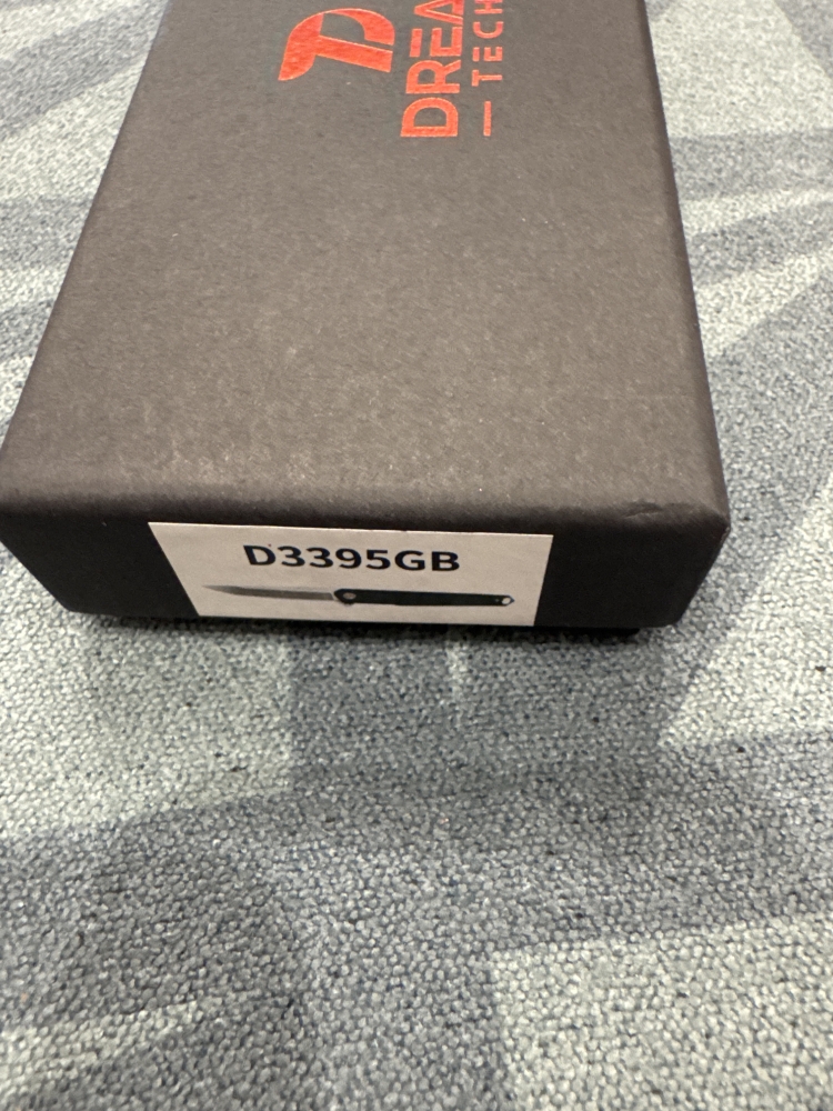 Dreamtech Linerlock Pocket Knife G10 Black DRK3395GB BNIB