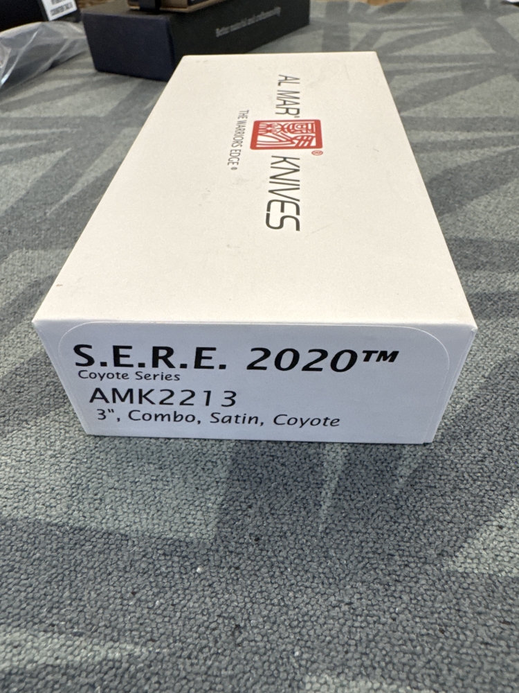 Al Mar Mini SERE 2020 Linerlock A/O - Coyote Brown (3\" 8Cr13MoV SS) AMK2213 BNIB