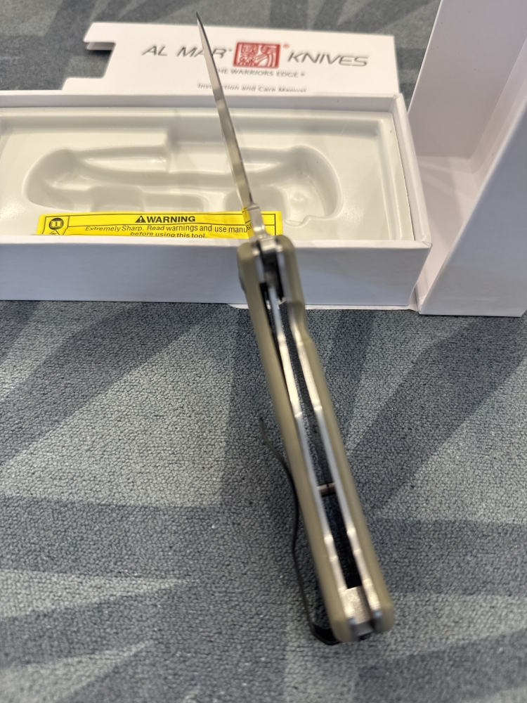 Al Mar Mini SERE 2020 Linerlock A/O - Coyote Brown (3\" 8Cr13MoV SS) AMK2213 BNIB