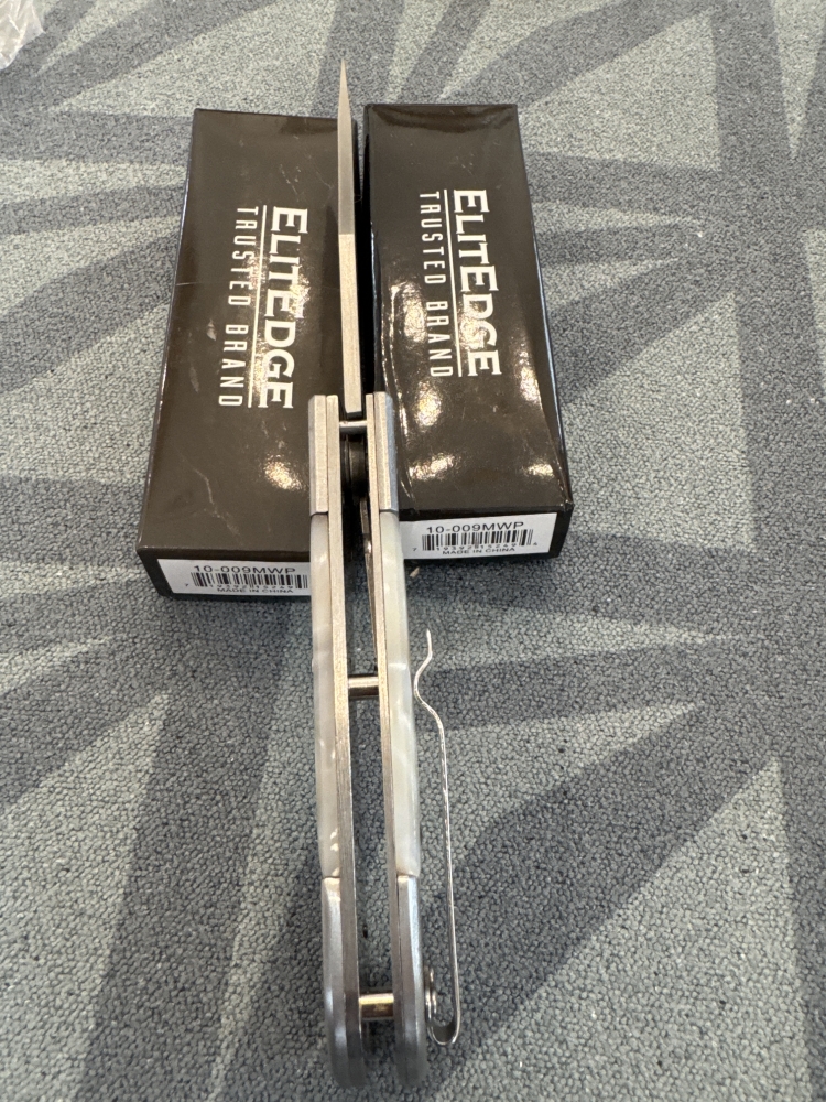 Elite edge knife 10-009wp BNIB