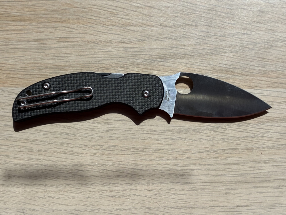 Spyderco Sage 6 Button Compression Lock Folding Knife