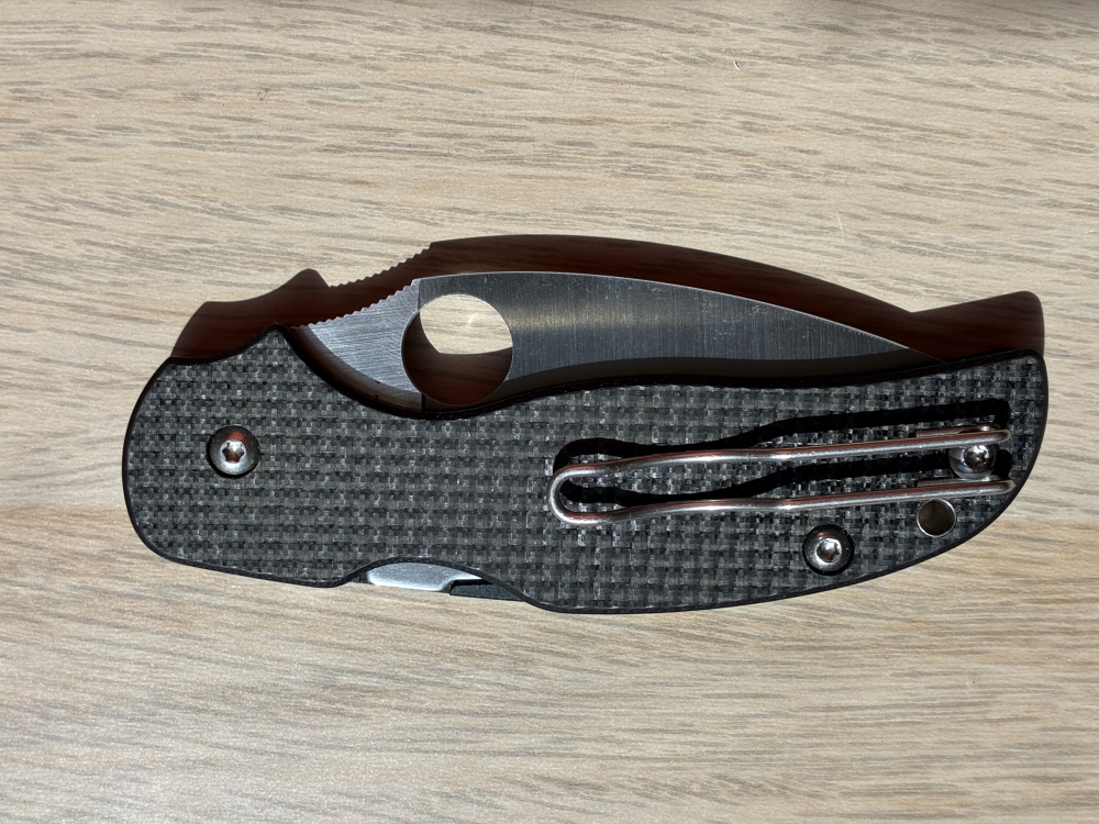 Spyderco Sage 6 Button Compression Lock Folding Knife