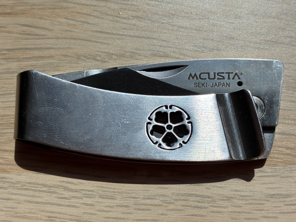 Mcusta MC-82 Kamon Kikyo Crest Money Clip Folding Knife