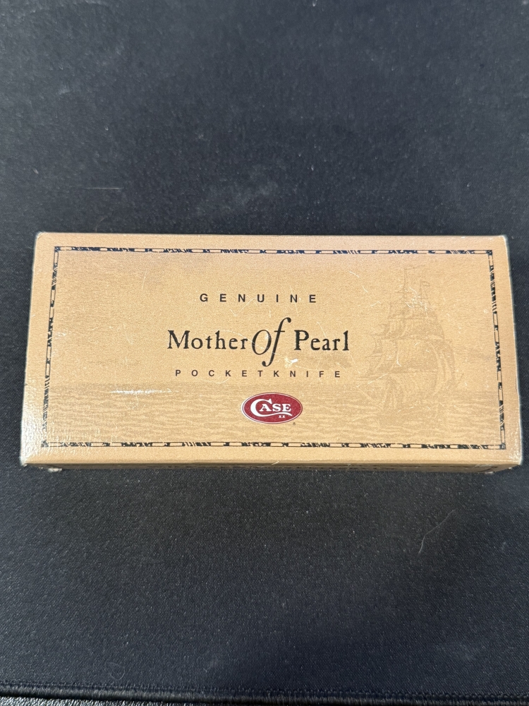 Case XX Baby Butterbean Knife Mother of Pearl 82132 SS 00450 USA w/ Box 2002