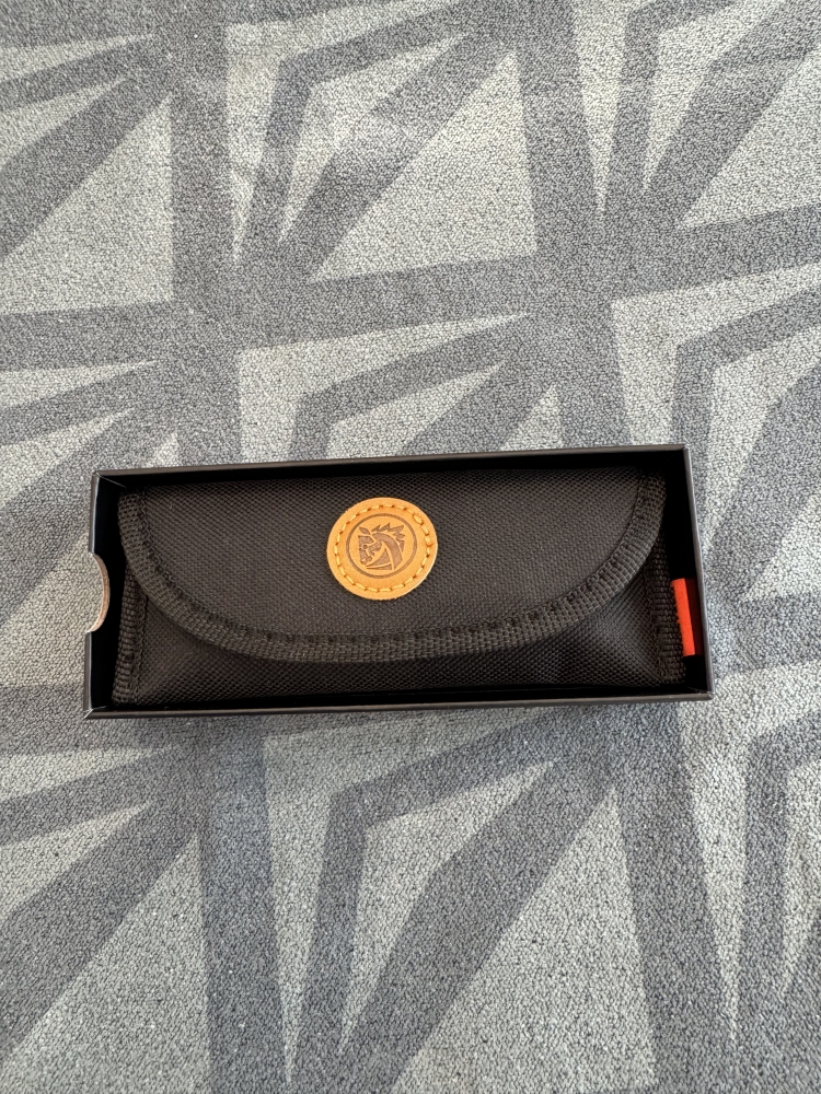 VOSTEED CORGI CG3SVM1 14C28N Black Stonewash Blade Green Micarta handle NIB