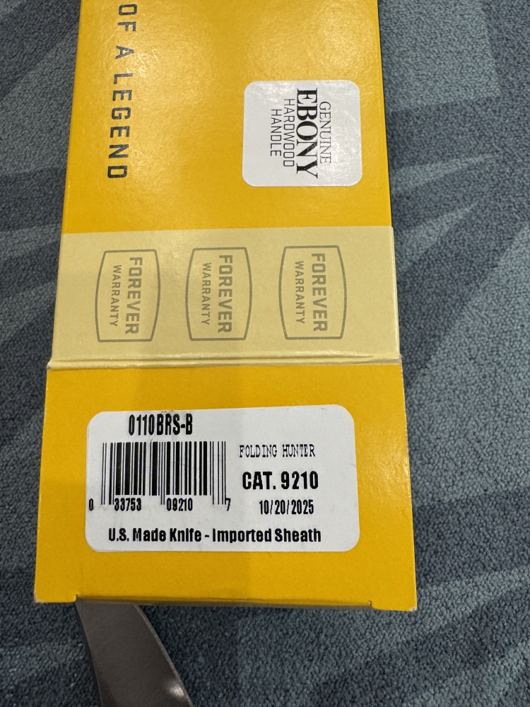 BUCK Folding Hunter 110 NIB